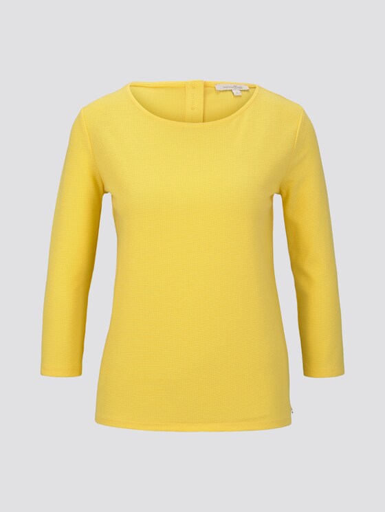 3/4 Arm Shirt - Frauen - Golden Summer Yellow 3/4 Arm Shirt - Frauen - Golden Summer Yellow - 7 - TOM TAILOR Denim