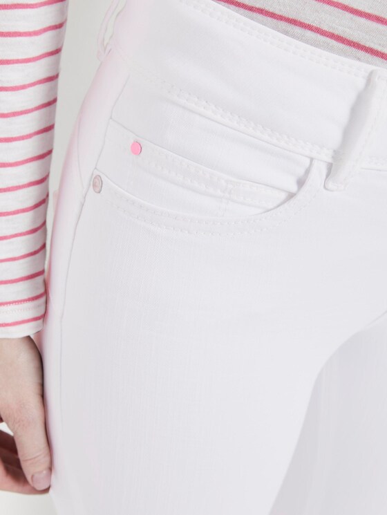 Alexa Skinny Jeans mit Fransen - Frauen - White Denim Alexa Skinny Jeans mit Fransen - Frauen - White Denim - 10 - TOM TAILOR