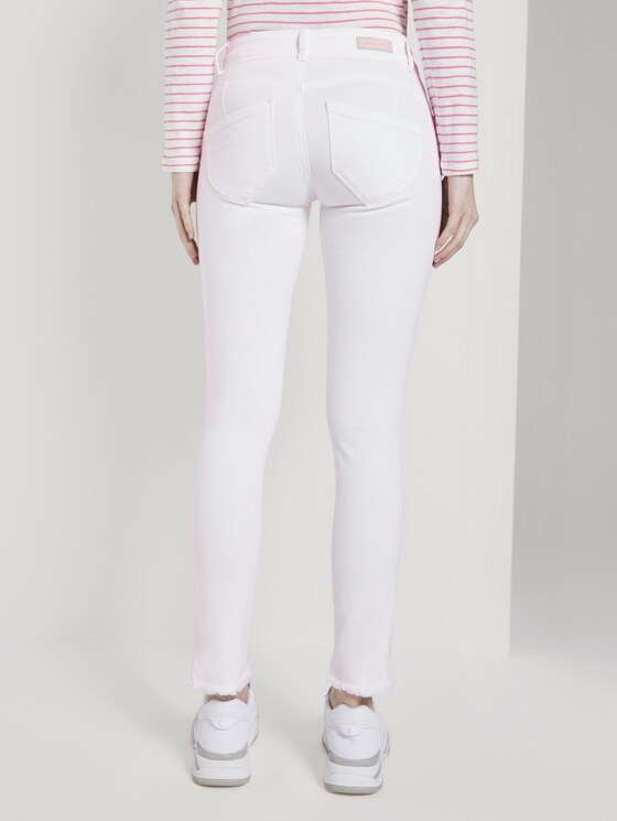 Alexa Skinny Jeans mit Fransen - Frauen - White Denim Alexa Skinny Jeans mit Fransen - Frauen - White Denim - 2 - TOM TAILOR