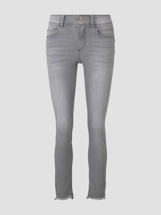 Alexa Skinny Jeans mit Fransen - Frauen - clean light stone grey denim Alexa Skinny Jeans mit Fransen - Frauen - clean light stone grey denim - 7 - TOM TAILOR