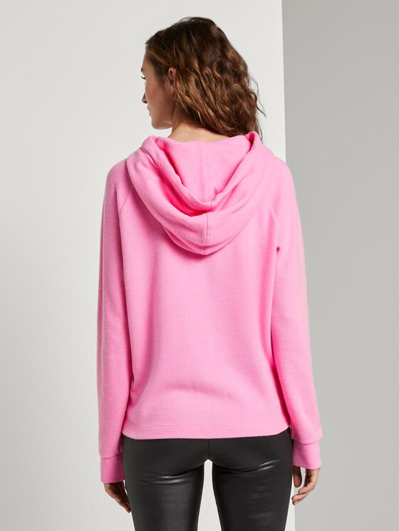 Jumper with hood - Women - wild orchid pink Jumper with hood - Women - wild orchid pink - 2 - TOM TAILOR Denim