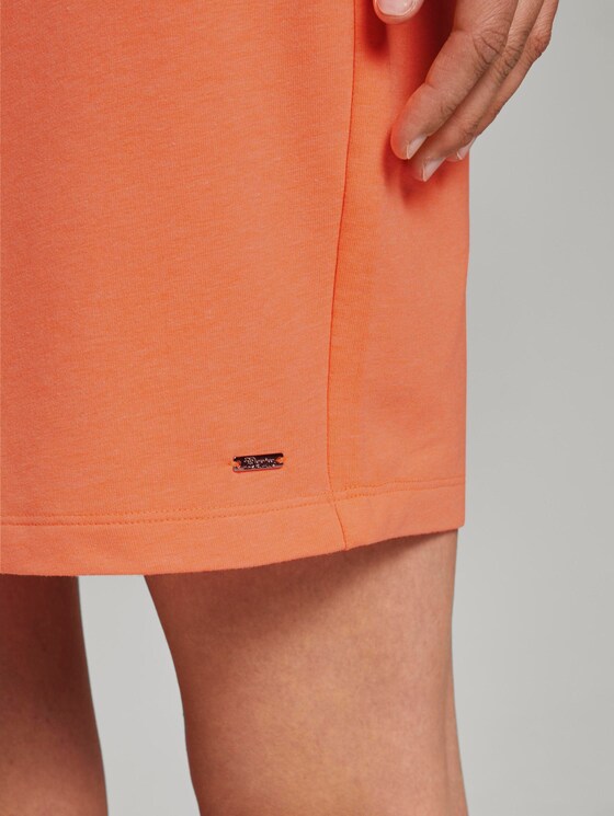 Sportlicher Minirock mit elastischem Bund - Frauen - dark papaya neon orange Sportlicher Minirock mit elastischem Bund - Frauen - dark papaya neon orange - 10 - TOM TAILOR Denim