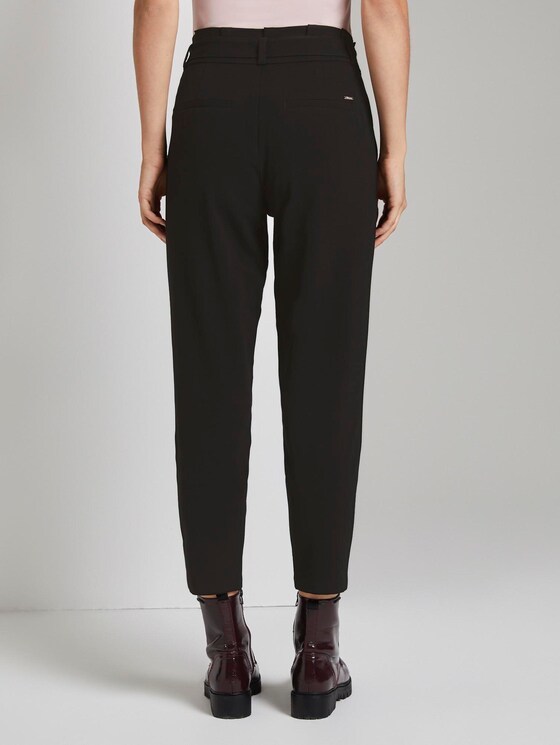 schlichte Paperbag Hose - Frauen - Deep Black schlichte Paperbag Hose - Frauen - Deep Black - 2 - TOM TAILOR Denim