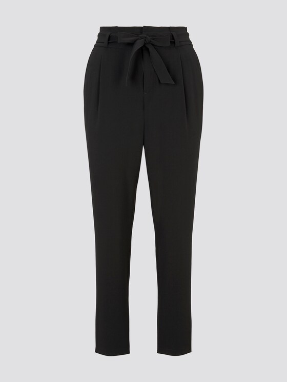 schlichte Paperbag Hose - Frauen - Deep Black schlichte Paperbag Hose - Frauen - Deep Black - 7 - TOM TAILOR Denim