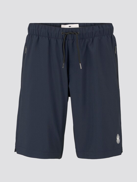 Funktionale Badeshorts mit Reißverschlusstaschen - Männer - Sky Captain Blue Funktionale Badeshorts mit Reißverschlusstaschen - Männer - Sky Captain Blue - 7 - TOM TAILOR