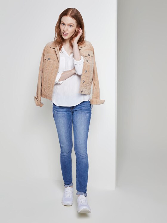 Tunikabluse mit Brusttaschen - Frauen - Off White Tunikabluse mit Brusttaschen - Frauen - Off White - 3 - TOM TAILOR Denim