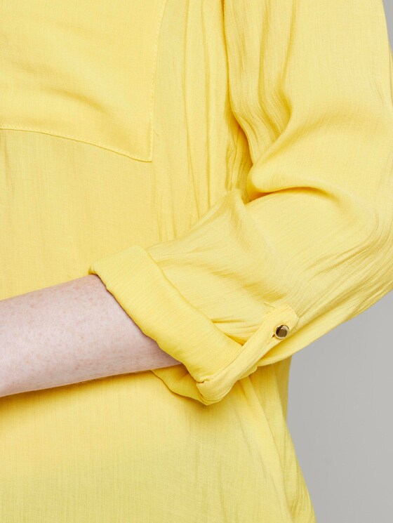 Tunikabluse mit Brusttaschen - Frauen - Golden Summer Yellow Tunikabluse mit Brusttaschen - Frauen - Golden Summer Yellow - 10 - TOM TAILOR Denim