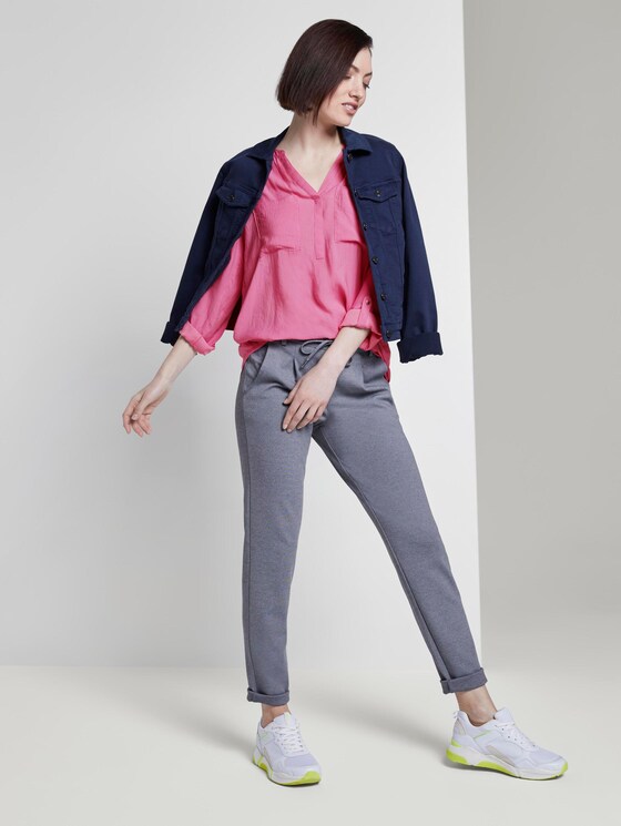 Tunikabluse mit Brusttaschen - Frauen - wild orchid pink Tunikabluse mit Brusttaschen - Frauen - wild orchid pink - 3 - TOM TAILOR Denim