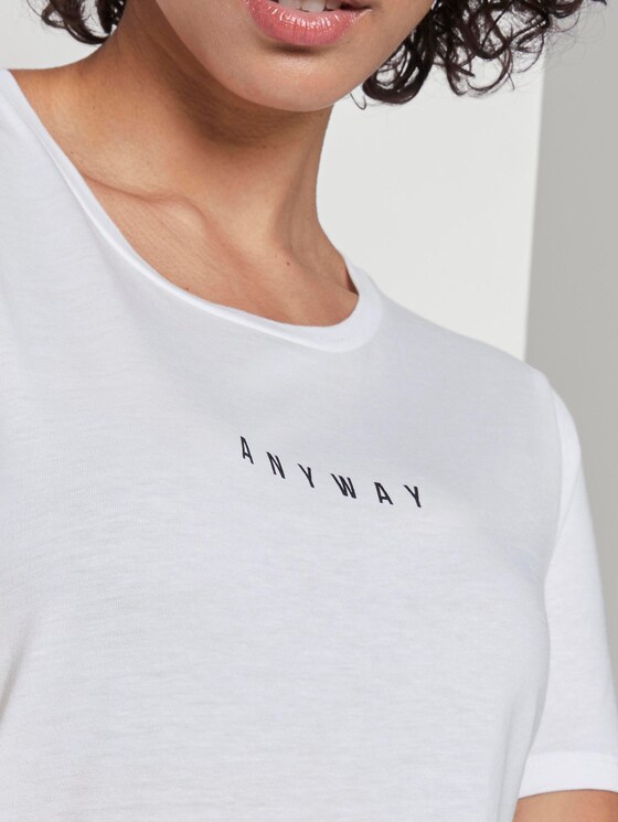 Printed T-shirt - Women - White Printed T-shirt - Women - White - 9 - Mine to five