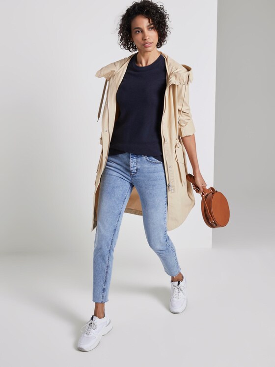 Strick-Sweater mit Kontrast-Details - Frauen - Sky Captain Blue Strick-Sweater mit Kontrast-Details - Frauen - Sky Captain Blue - 3 - Mine to five