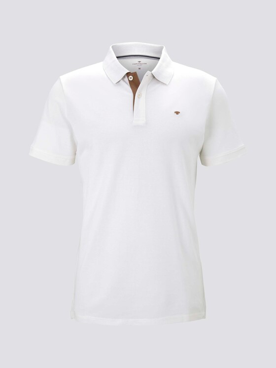 Basic Poloshirt - Männer - Off White Basic Poloshirt - Männer - Off White - 7 - TOM TAILOR