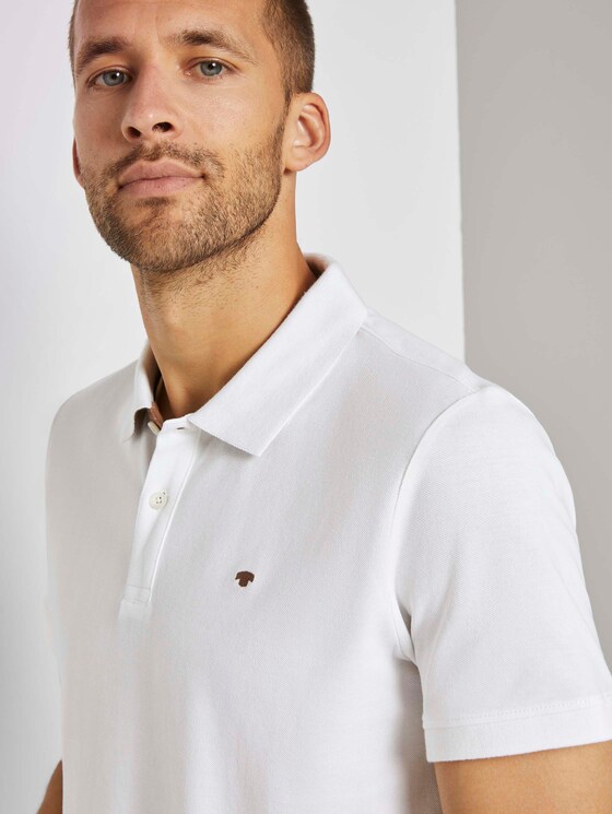 Basic Poloshirt - Männer - Off White Basic Poloshirt - Männer - Off White - 9 - TOM TAILOR