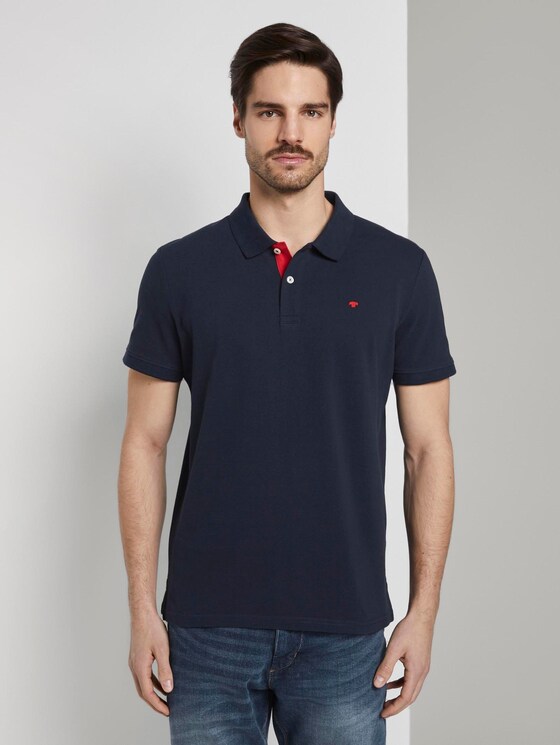 Basic Poloshirt - Männer - Sky Captain Blue Basic Poloshirt - Männer - Sky Captain Blue - 1 - TOM TAILOR