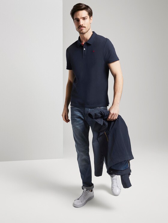 Basic Poloshirt - Männer - Sky Captain Blue Basic Poloshirt - Männer - Sky Captain Blue - 3 - TOM TAILOR