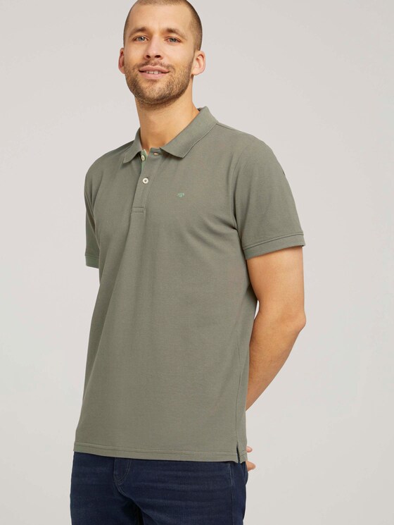 Basic Poloshirt - Männer - Tree Moss Green Basic Poloshirt - Männer - Tree Moss Green - 5 - TOM TAILOR