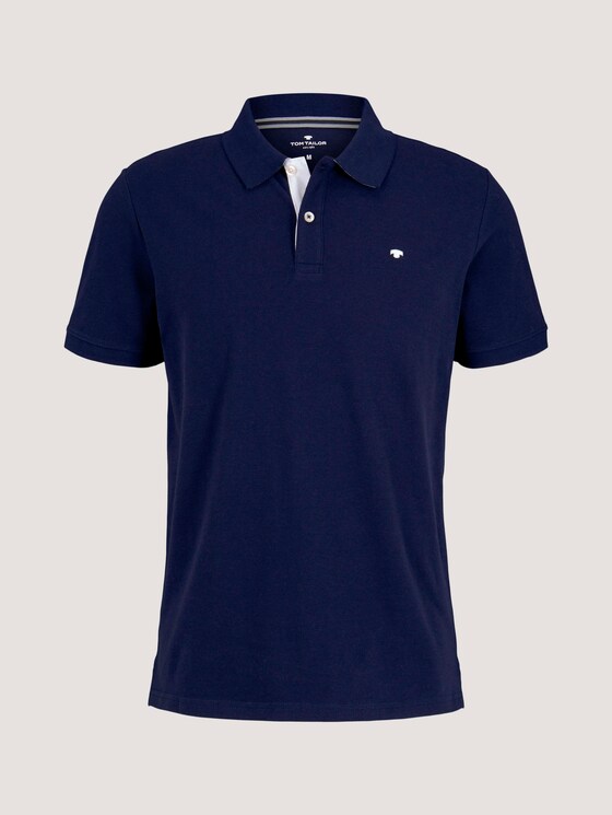 Basic Poloshirt - Männer - Sailor Blue Basic Poloshirt - Männer - Sailor Blue - 7 - TOM TAILOR