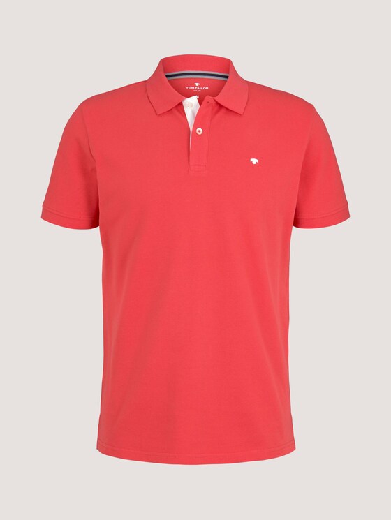 Basic Poloshirt - Männer - Plain Red Basic Poloshirt - Männer - Plain Red - 7 - TOM TAILOR