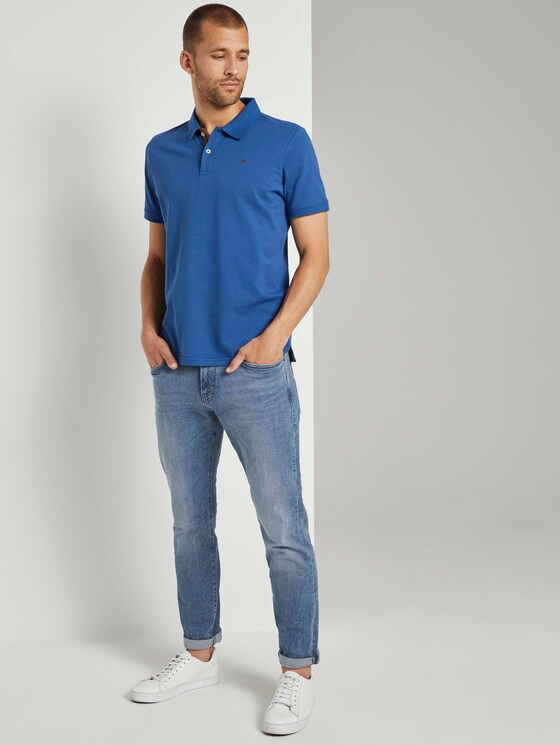 Basic Poloshirt - Männer - Advanced Blue Basic Poloshirt - Männer - Advanced Blue - 3 - TOM TAILOR