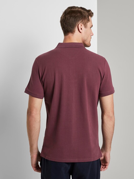 Basic Poloshirt - Männer - Dusty Wildberry Red Basic Poloshirt - Männer - Dusty Wildberry Red - 2 - TOM TAILOR