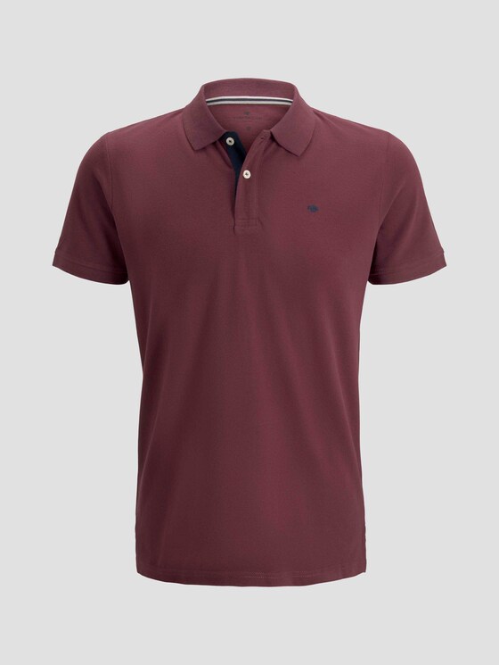 Basic Poloshirt - Männer - Dusty Wildberry Red Basic Poloshirt - Männer - Dusty Wildberry Red - 7 - TOM TAILOR