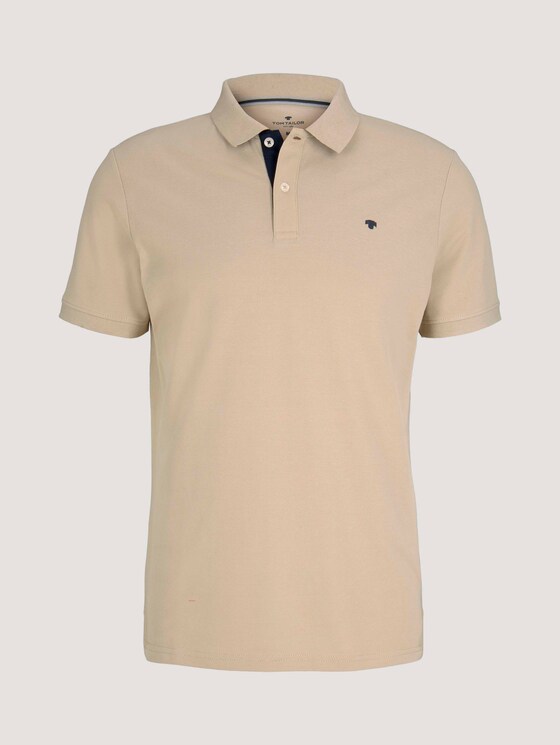 Basic Poloshirt - Männer - Sandy Beige Basic Poloshirt - Männer - Sandy Beige - 7 - TOM TAILOR