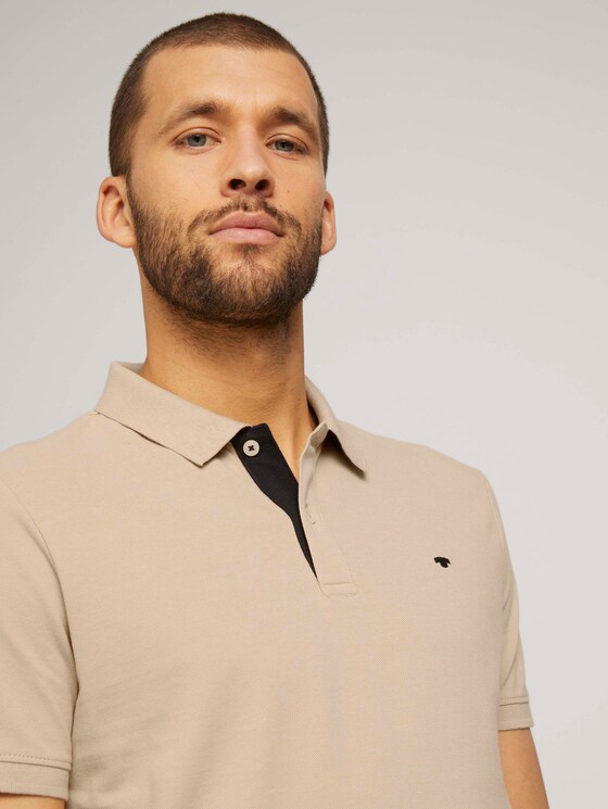 Basic Poloshirt - Männer - Sandy Beige Basic Poloshirt - Männer - Sandy Beige - 9 - TOM TAILOR