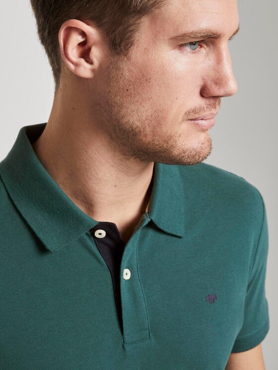 Basic Poloshirt - Männer - Stroke Green Basic Poloshirt - Männer - Stroke Green - 9 - TOM TAILOR