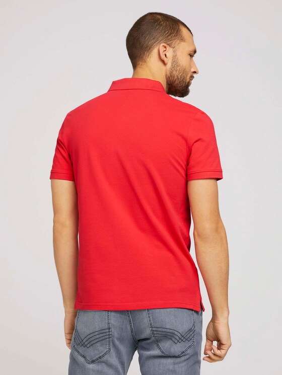 Basic Poloshirt - Männer - Powerful Red Basic Poloshirt - Männer - Powerful Red - 2 - TOM TAILOR