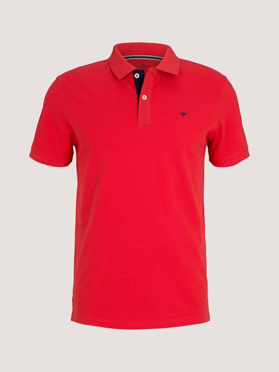 Basic Poloshirt - Männer - Powerful Red Basic Poloshirt - Männer - Powerful Red - 7 - TOM TAILOR