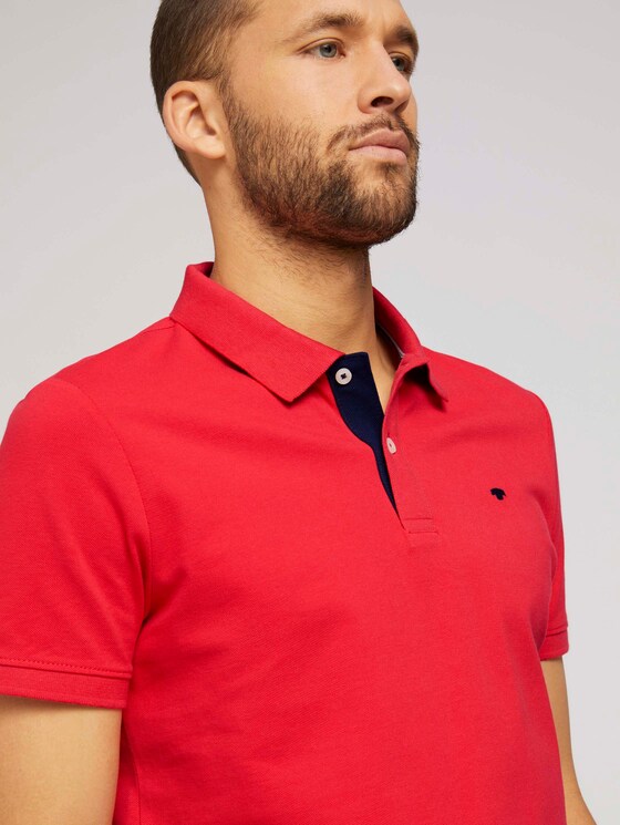 Basic Poloshirt - Männer - Powerful Red Basic Poloshirt - Männer - Powerful Red - 9 - TOM TAILOR