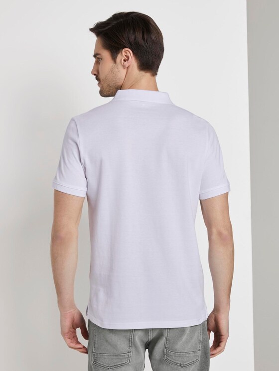 Basic Poloshirt - Männer - White Basic Poloshirt - Männer - White - 2 - TOM TAILOR