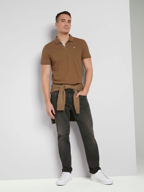 Basic Poloshirt - Männer - brown oak Basic Poloshirt - Männer - brown oak - 3 - TOM TAILOR