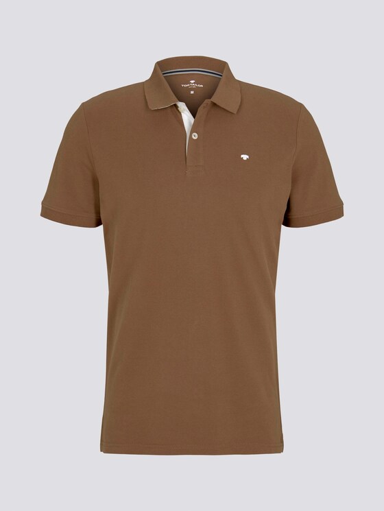 Basic Poloshirt - Männer - brown oak Basic Poloshirt - Männer - brown oak - 7 - TOM TAILOR