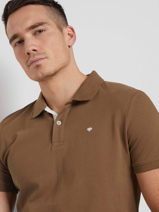 Basic Poloshirt - Männer - brown oak Basic Poloshirt - Männer - brown oak - 9 - TOM TAILOR