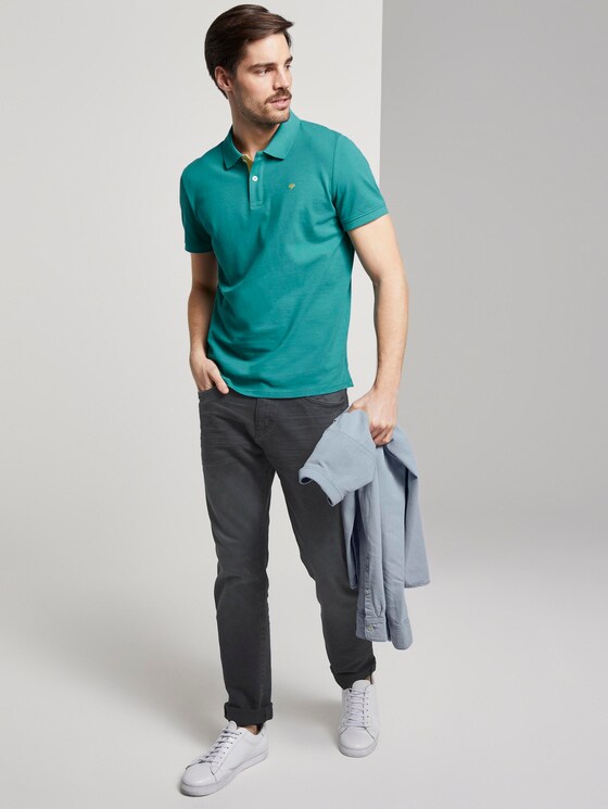Basic Poloshirt - Männer - ever green Basic Poloshirt - Männer - ever green - 3 - TOM TAILOR
