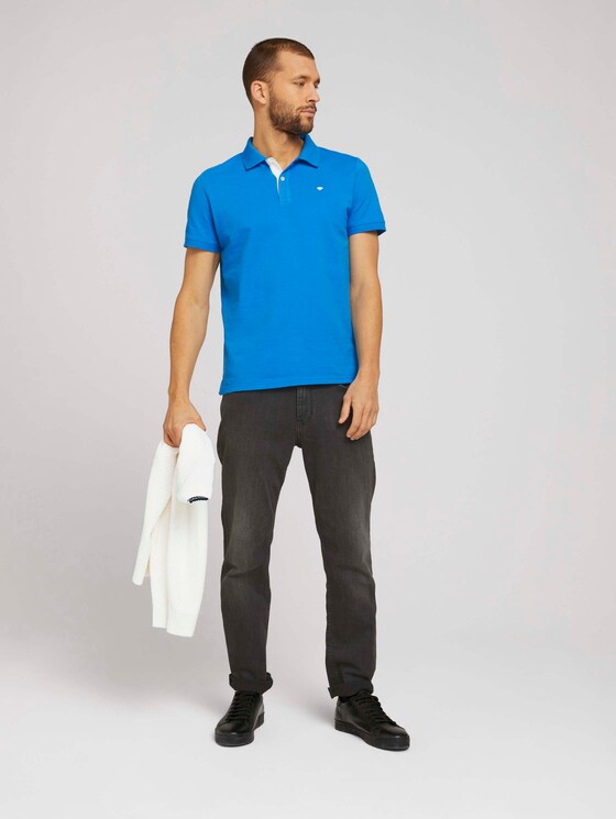 Basic Poloshirt - Männer - bright ibiza blue Basic Poloshirt - Männer - bright ibiza blue - 3 - TOM TAILOR