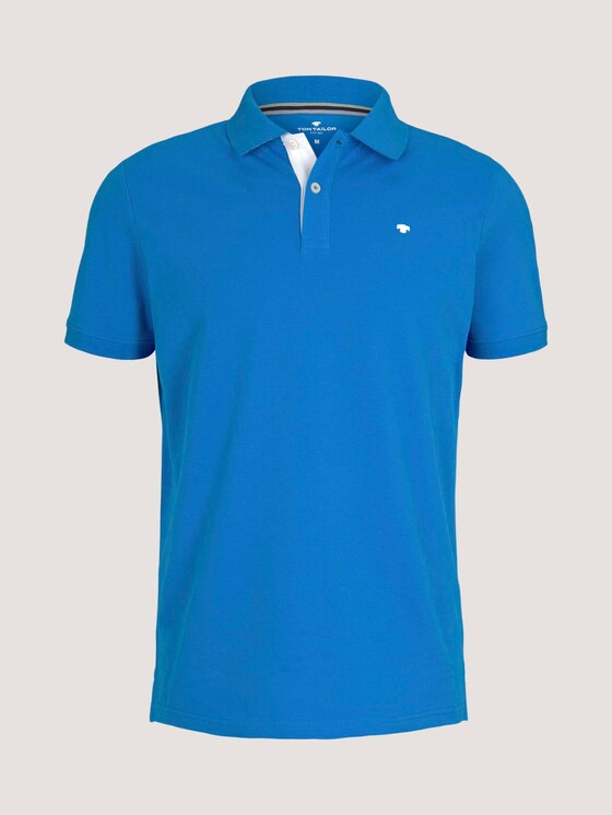 Basic Poloshirt - Männer - bright ibiza blue Basic Poloshirt - Männer - bright ibiza blue - 7 - TOM TAILOR