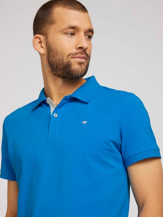 Basic Poloshirt - Männer - bright ibiza blue Basic Poloshirt - Männer - bright ibiza blue - 9 - TOM TAILOR