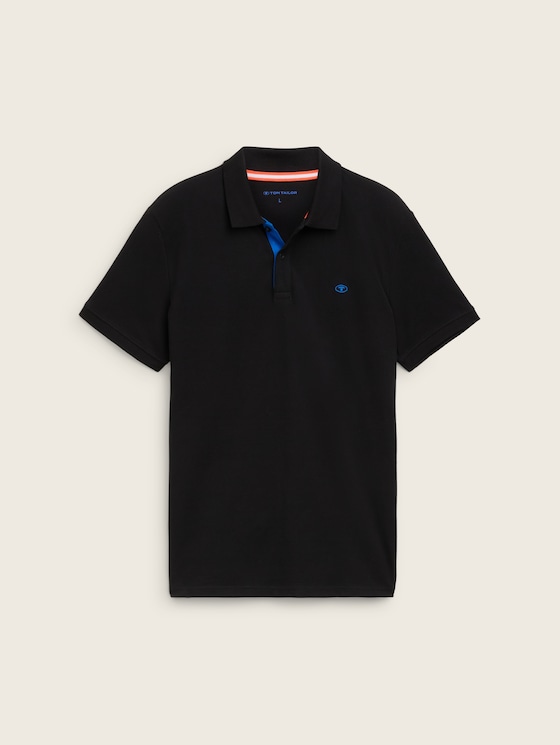 Basic Poloshirt - Männer - Black Basic Poloshirt - Männer - Black - 7 - TOM TAILOR