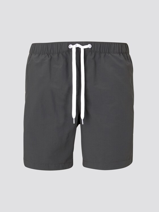Swimming trunks with slanted pockets - Men - Tarmac Grey Swimming trunks with slanted pockets - Men - Tarmac Grey - 7 - TOM TAILOR