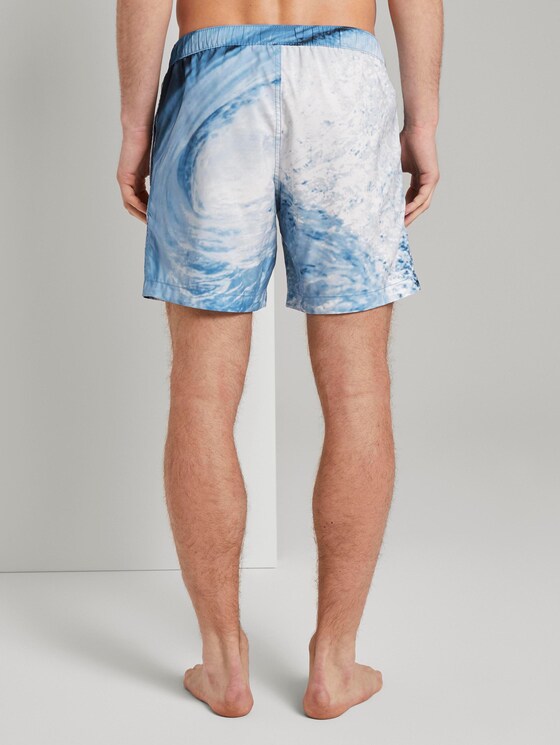 Badeshorts - Männer - blue big wave design Badeshorts - Männer - blue big wave design - 2 - TOM TAILOR