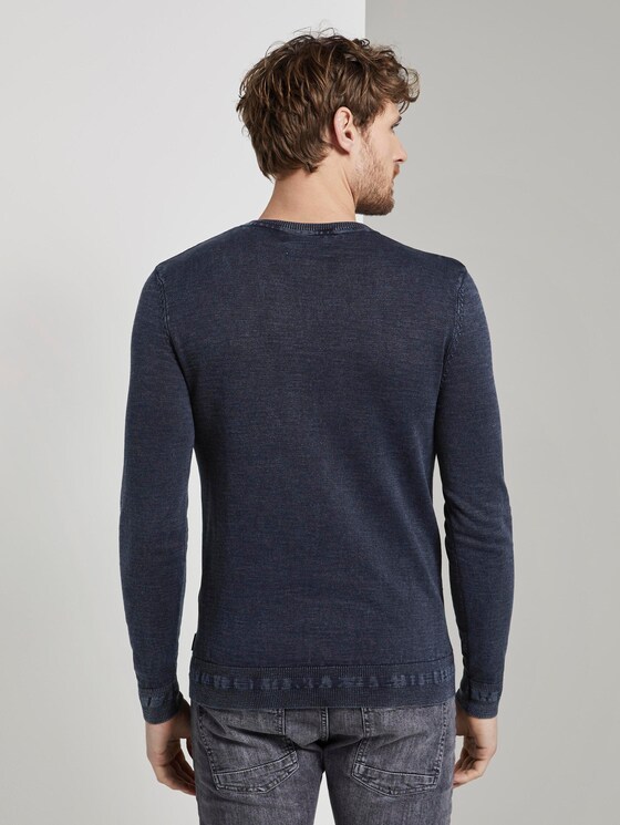 Strick-Sweater - Männer - Sky Captain Blue Strick-Sweater - Männer - Sky Captain Blue - 2 - TOM TAILOR