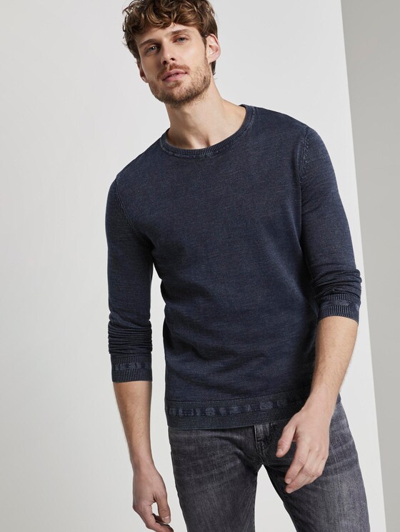 Strick-Sweater - Männer - Sky Captain Blue Strick-Sweater - Männer - Sky Captain Blue - 5 - TOM TAILOR