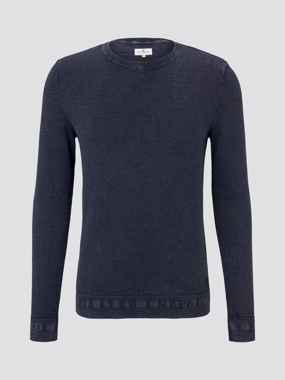 Strick-Sweater - Männer - Sky Captain Blue Strick-Sweater - Männer - Sky Captain Blue - 7 - TOM TAILOR
