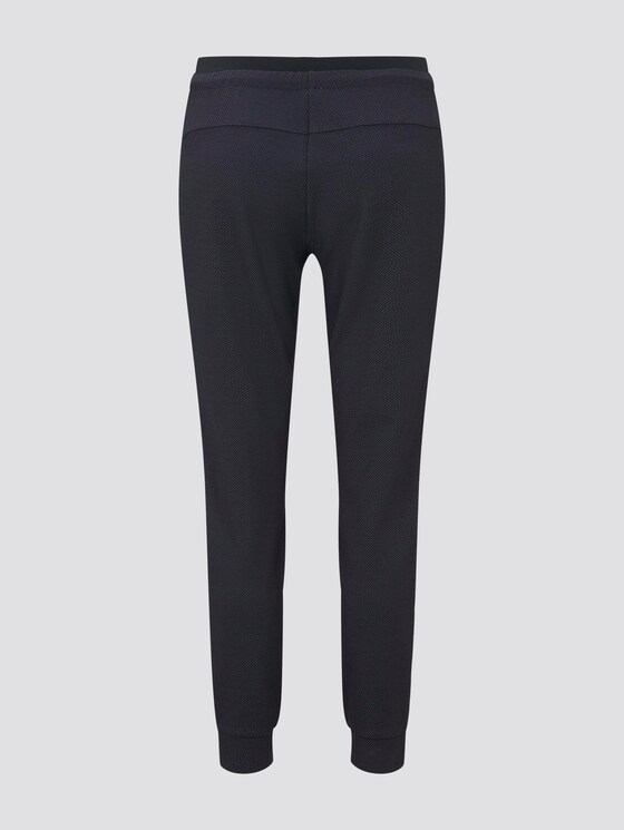 Loose-Fit Hose mit Reißverschlüssen - Frauen - navy small dot design Loose-Fit Hose mit Reißverschlüssen - Frauen - navy small dot design - 8 - TOM TAILOR