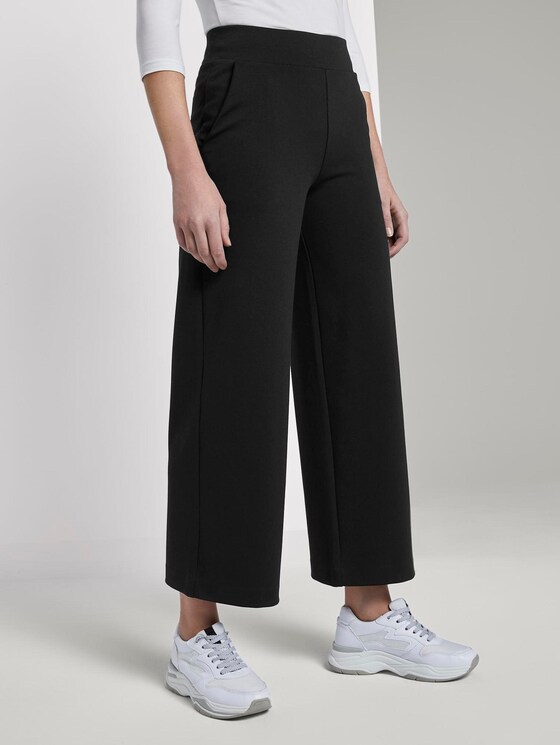 Culotte mit elastischem Bund - Frauen - Deep Black Culotte mit elastischem Bund - Frauen - Deep Black - 11 - TOM TAILOR