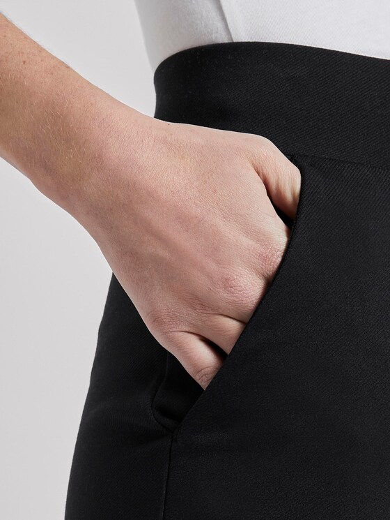 Culotte mit elastischem Bund - Frauen - Deep Black Culotte mit elastischem Bund - Frauen - Deep Black - 9 - TOM TAILOR