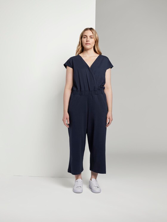 Jumpsuit im Culotte-Look - Frauen - Real Navy Blue Jumpsuit im Culotte-Look - Frauen - Real Navy Blue - 1 - My True Me