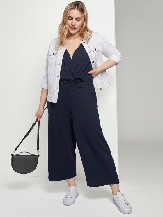 Jumpsuit im Culotte-Look - Frauen - Real Navy Blue Jumpsuit im Culotte-Look - Frauen - Real Navy Blue - 3 - My True Me
