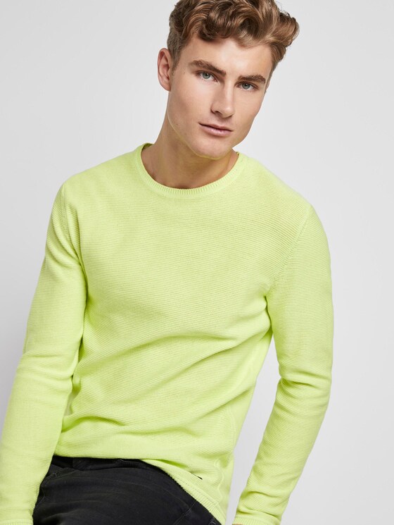 Strickpullover - Männer - neon green Strickpullover - Männer - neon green - 5 - TOM TAILOR Denim